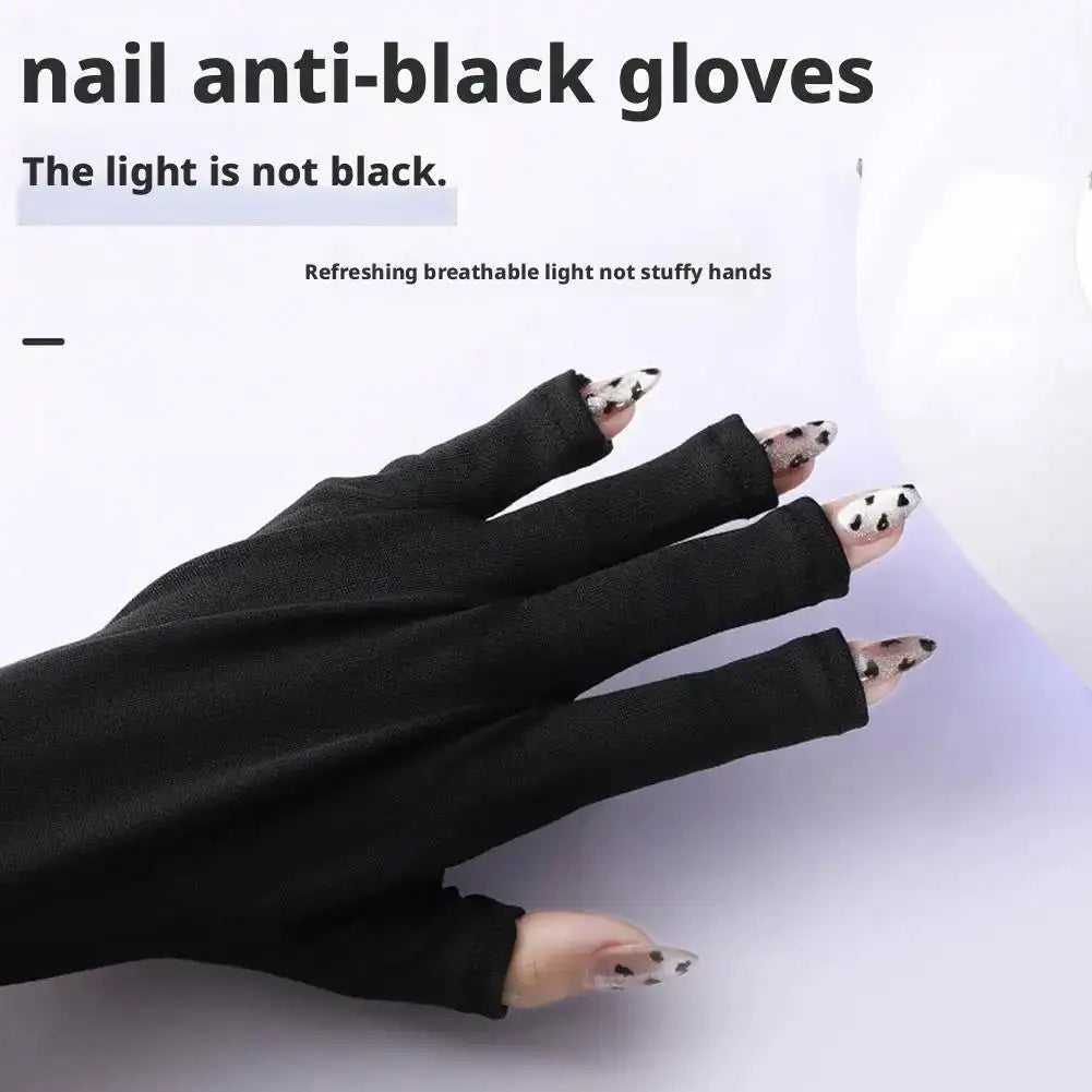 UV Protection Gloves for Gel Nail Lamp Peaceful Pleasures Health and Wellness