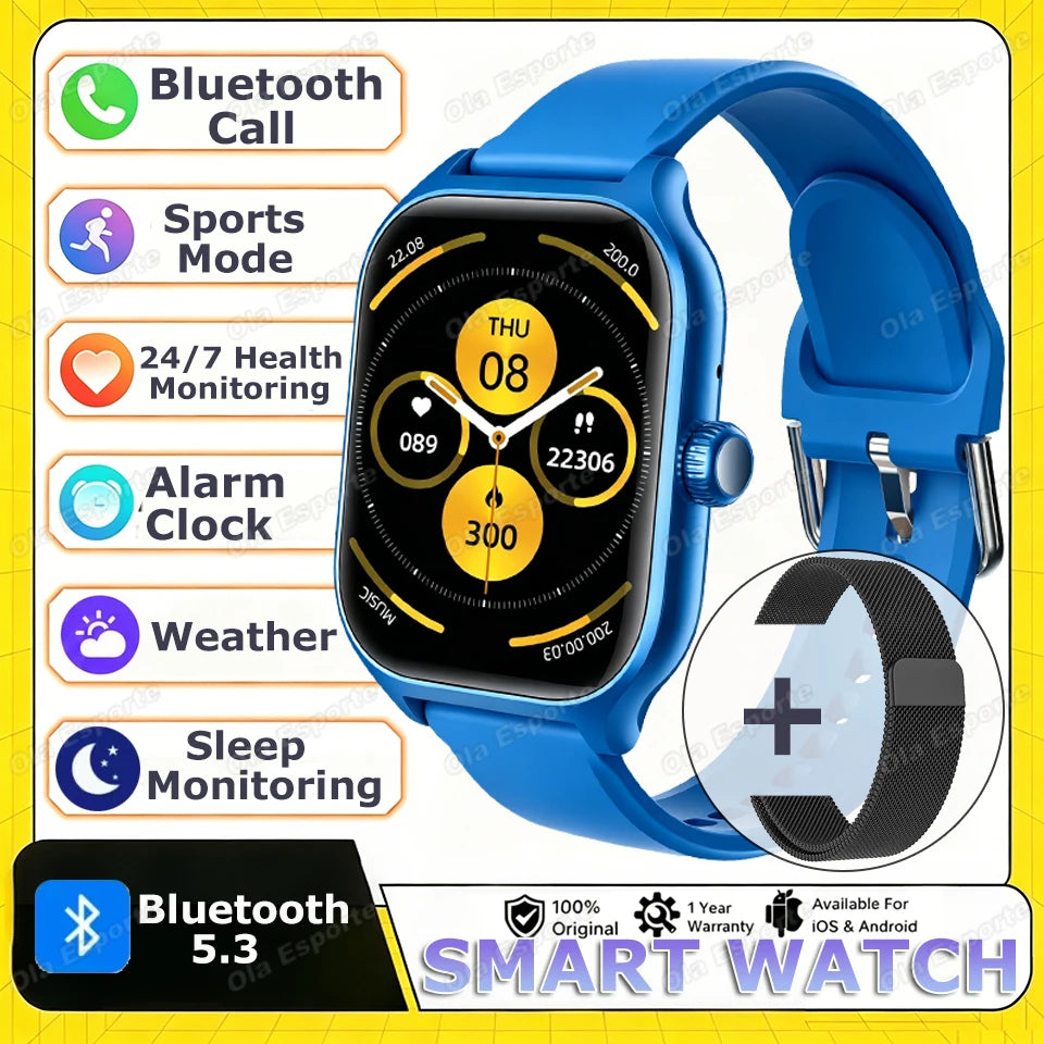 Smart Watch For Android IOS Watches 1.88 inch HD Display BT Call Message Alert Music Sports Mode Smartwatch Men Women Gift HW12 Peaceful Pleasures Health and Wellness Bl20BkMilan
