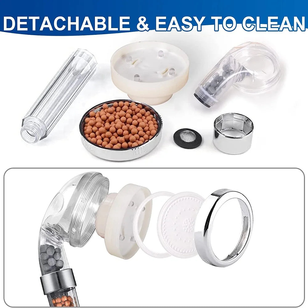 LED Color-Changing Shower Head | 3 & 7 Colors, Water Saving