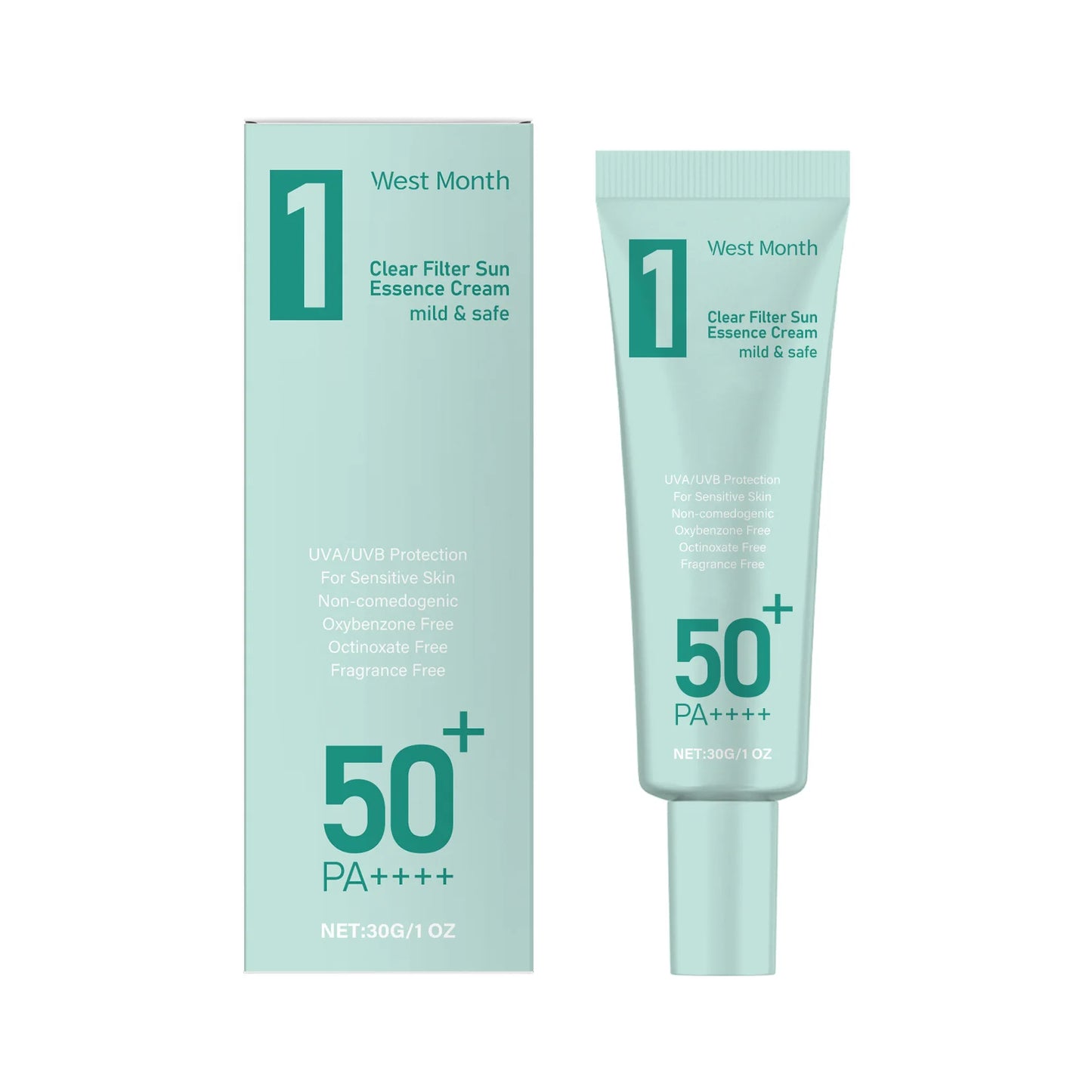 Anti Sun Cream SPF50 UV Defense Broad Spectrum Sunlight Protection Reduce Redness Hydrating Waterproof Prevent Sunburn Sunscreen Peaceful Pleasures Health and Wellness 30g Boxed