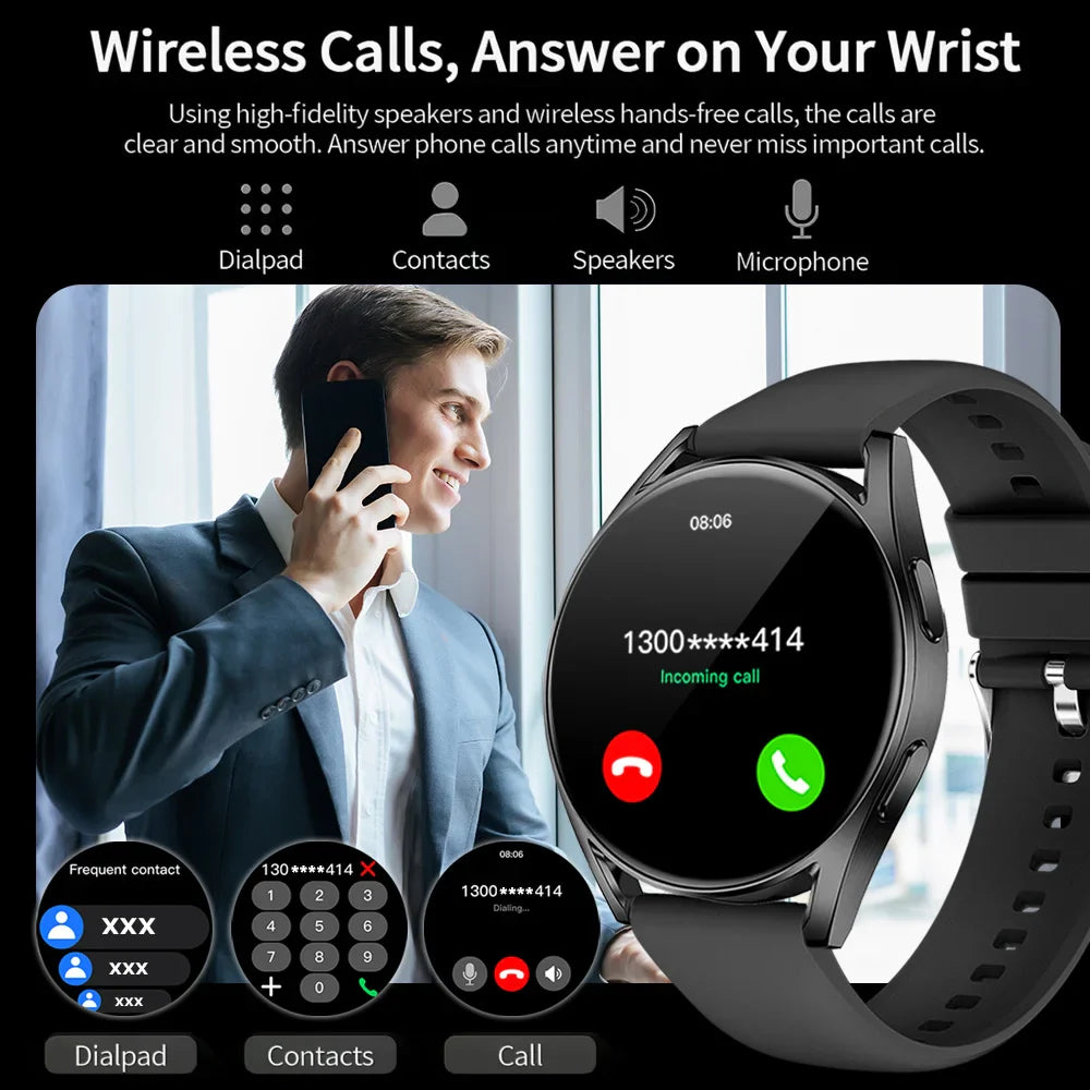 ERUN Smartwatch – Bluetooth Calling, Sports Tracker & Alexa