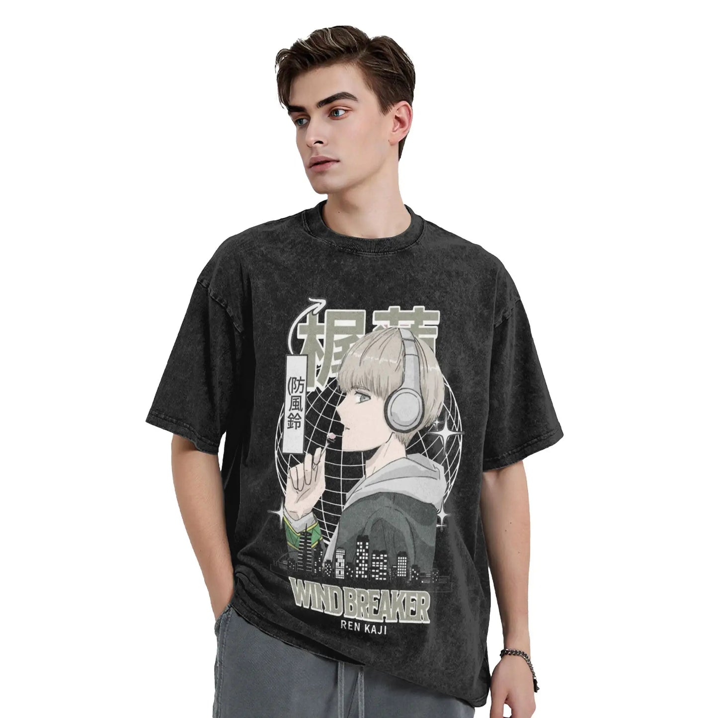 Men's Harajuku Graphic Tee | Cotton Streetwear T-Shirt Men's Graphic Tee Peaceful Pleasures Health and Wellness