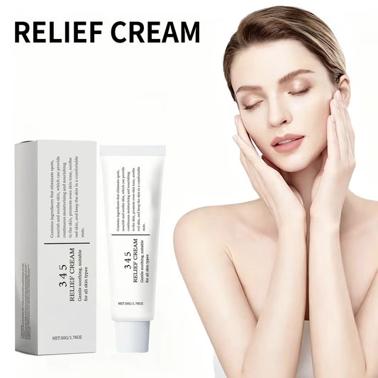 Relief Cream Repairing Barrier Address Blemishes Nourishing Skin Improving Acne Marks Brightening Skin Moisturizing Skin Care Peaceful Pleasures Health and Wellness