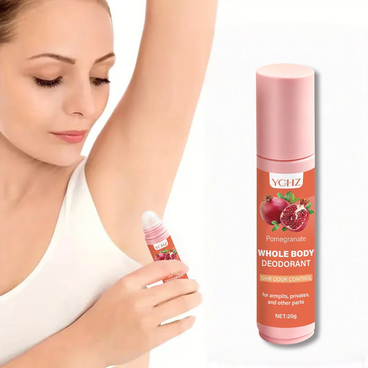 Women's Pomegranate & Peach Deodorant Roller – 72-Hour Fresh Deodorant Roller Oasis Select