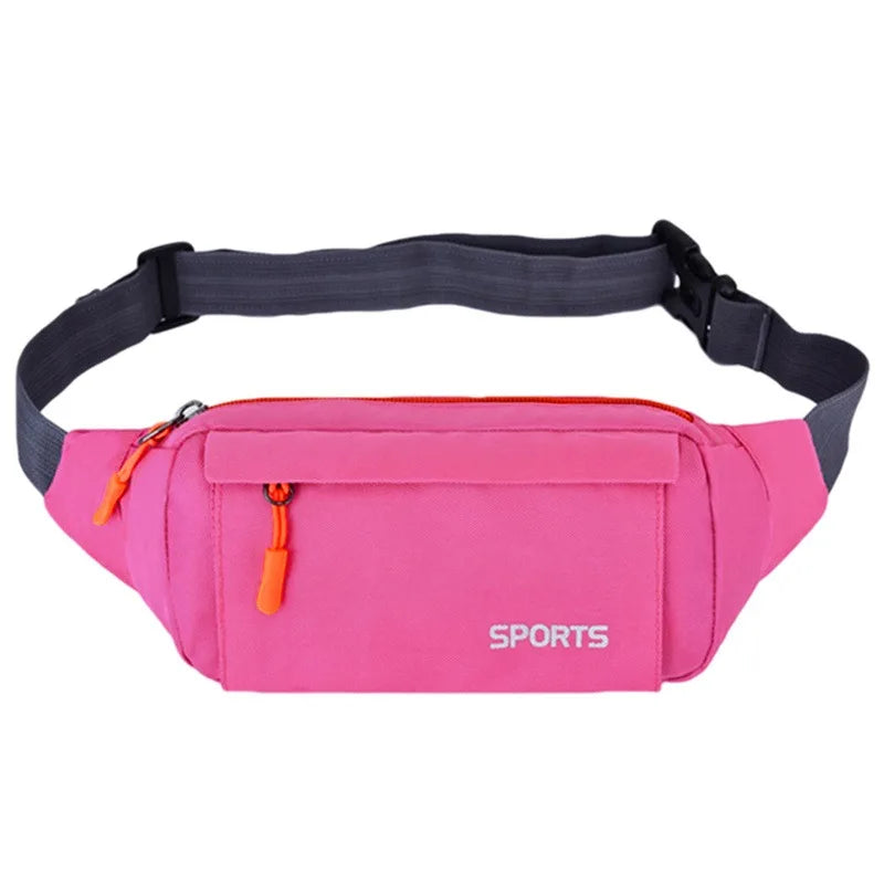 Canvas Fanny Pack Belt Bag – 3 Pockets, Men & Women