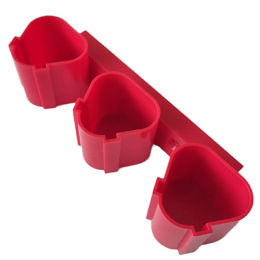 Milwaukee M12 Battery Tool Storage Holders Slots Wall Mount Bosch 12V