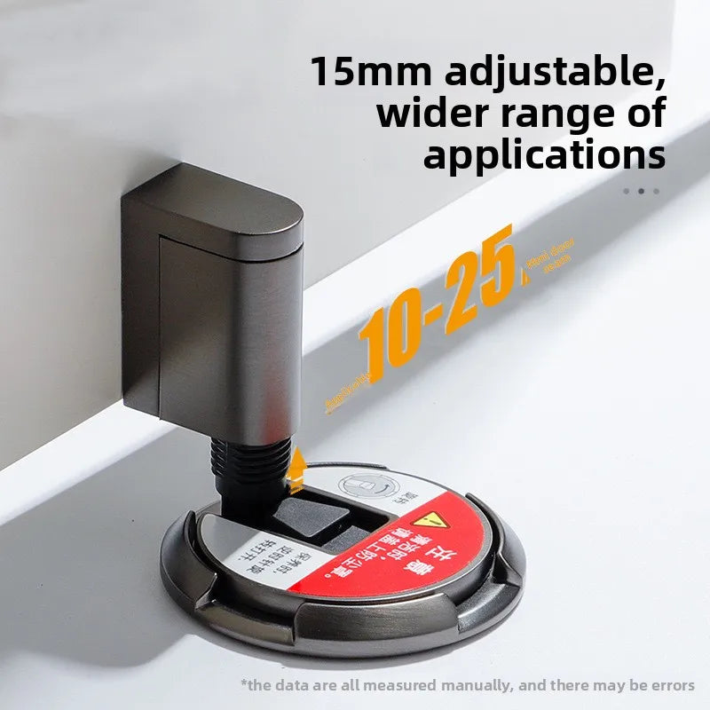 Magnetic Door Stopper – No-Drill Silent Floor Stop with Adhesive
