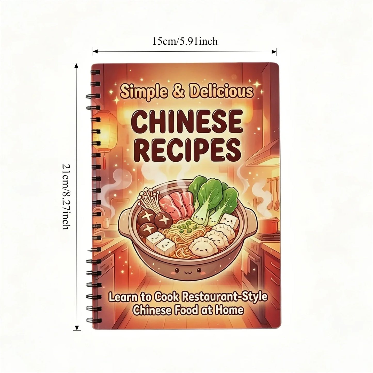 Chinese Home Cooking Recipe Notebook Step Instructions Meal Prep