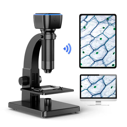 500W Pixel High-Definition Visual Wifi Digital Microscope Industrial Microscope Portable Electron Microscope Peaceful Pleasures Health and Wellness 2000X