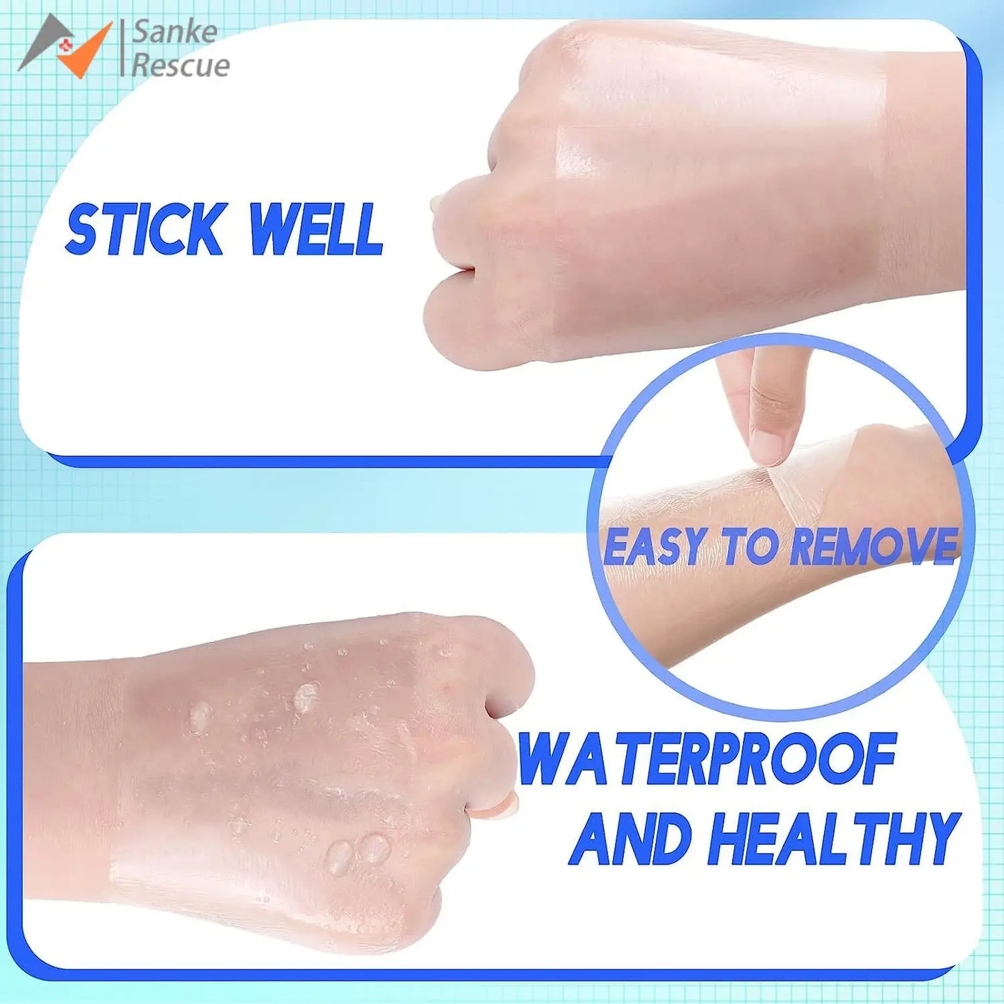 Waterproof Tattoo Film Aftercare Protective Skin Healing Tattoo Adhesive Bandages PU Tape Repair Tattoo Accessories for Outdoor Peaceful Pleasures Health and Wellness