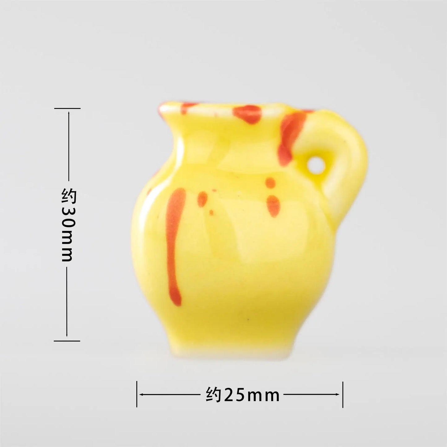 New Mini Ceramic Small Vase Refrigerator Stickers Creatives 3D Three-dimensional Home Decoration Magnet Home Decor Items Fridge Peaceful Pleasures Health and Wellness B