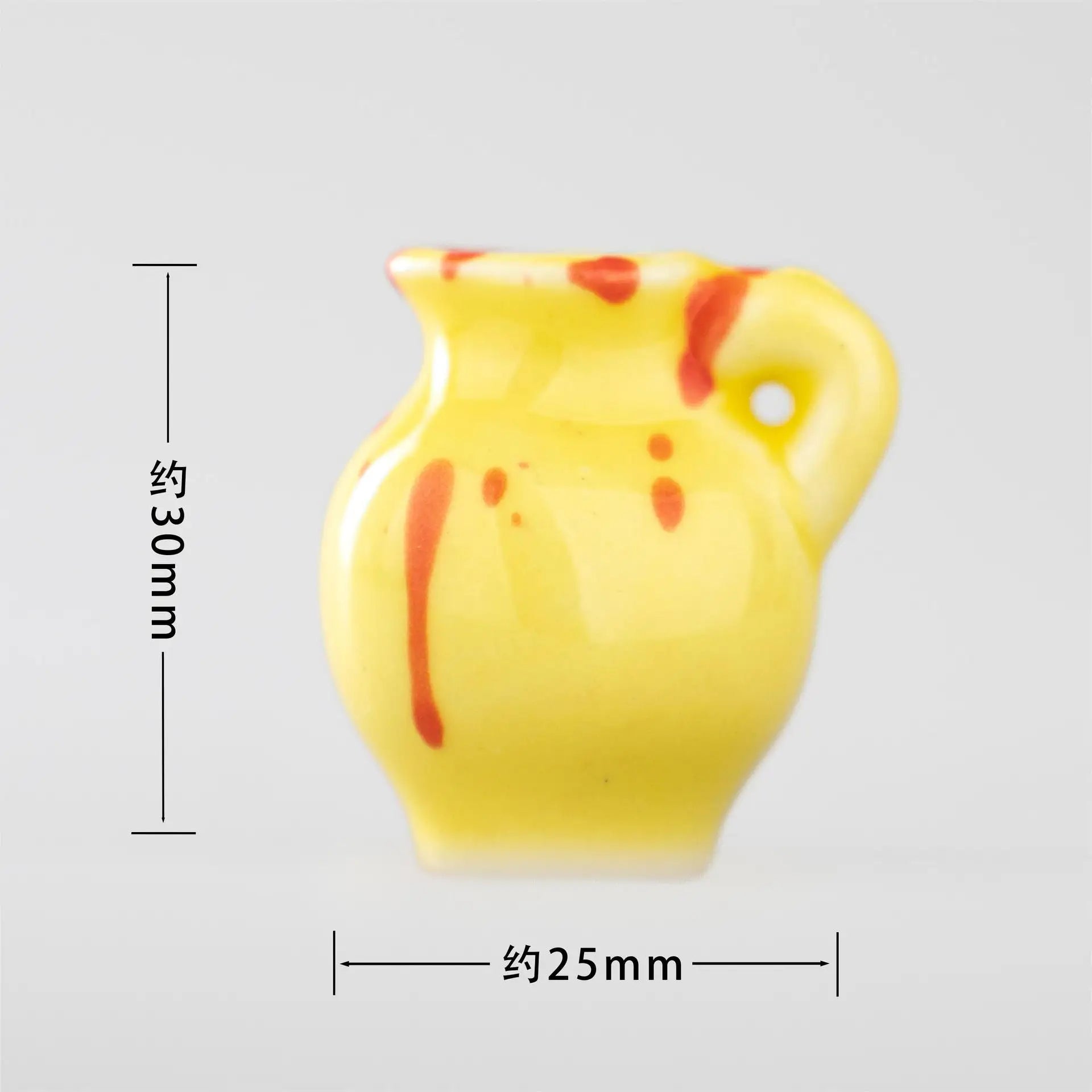 New Mini Ceramic Small Vase Refrigerator Stickers Creatives 3D Three-dimensional Home Decoration Magnet Home Decor Items Fridge Peaceful Pleasures Health and Wellness B