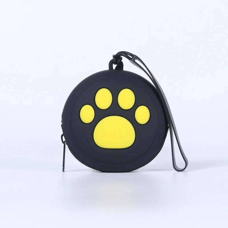 Silicone Paw Print Dog Treat Pouch – Waterproof Training Bag