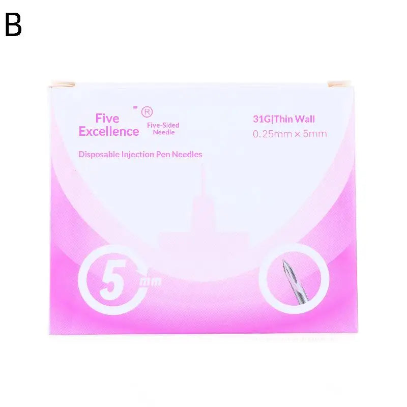 7Pcs/Box Universal Insulin Injection Needle Individual Packaging Insulin Needle 4mm 5mm 6mm 8mm Peaceful Pleasures Health and Wellness B
