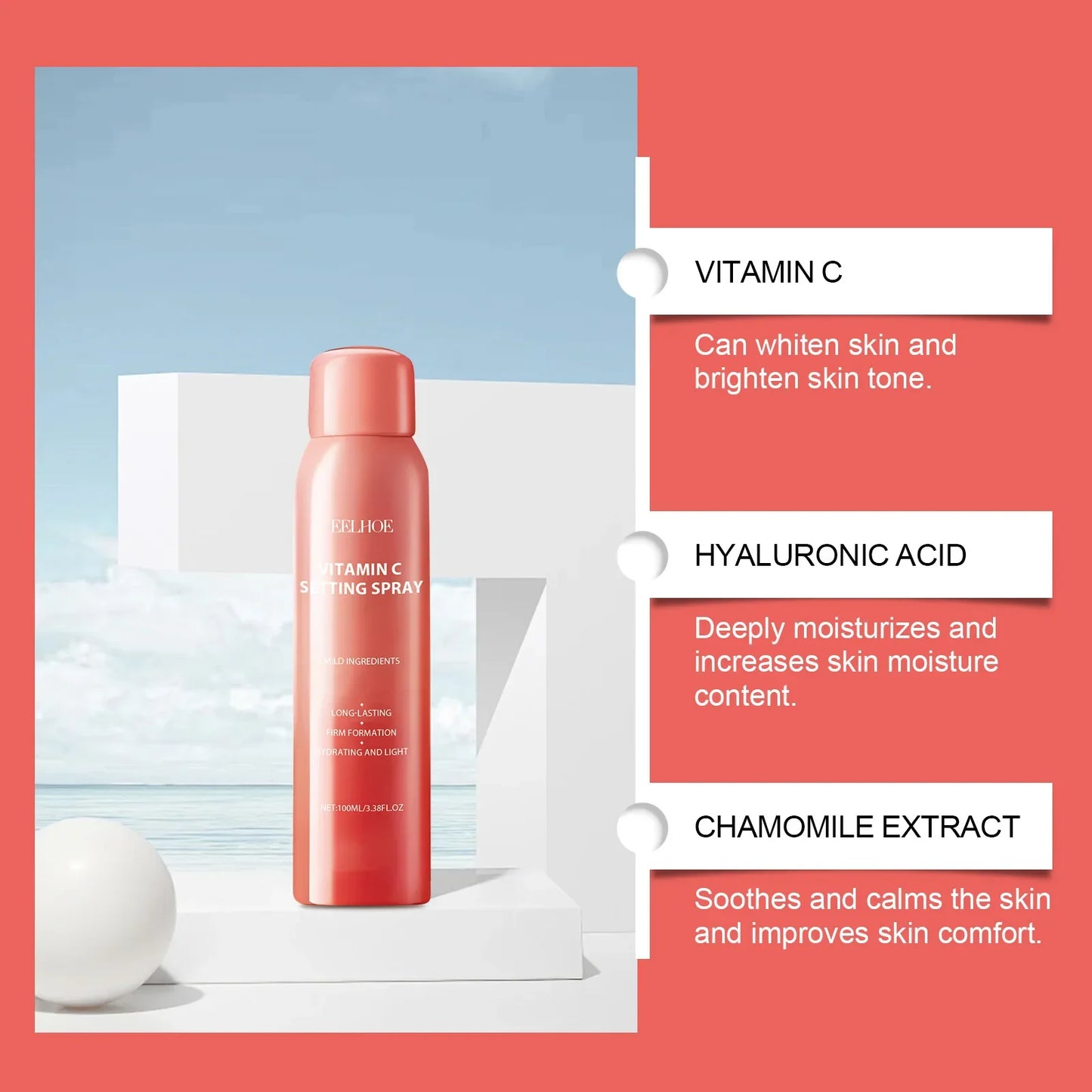 EELHOE Matte Makeup Setting Spray – Waterproof, Oil Control
