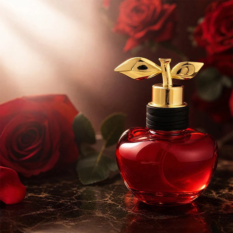 Apple Shaped Perfume Long Lasting Fresh Fruit Floral Scent Eau De Toilette 50ml Gourmand Sweet Fragrance Women Dating Perfume Peaceful Pleasures Health and Wellness A-Grapefruit 50ml