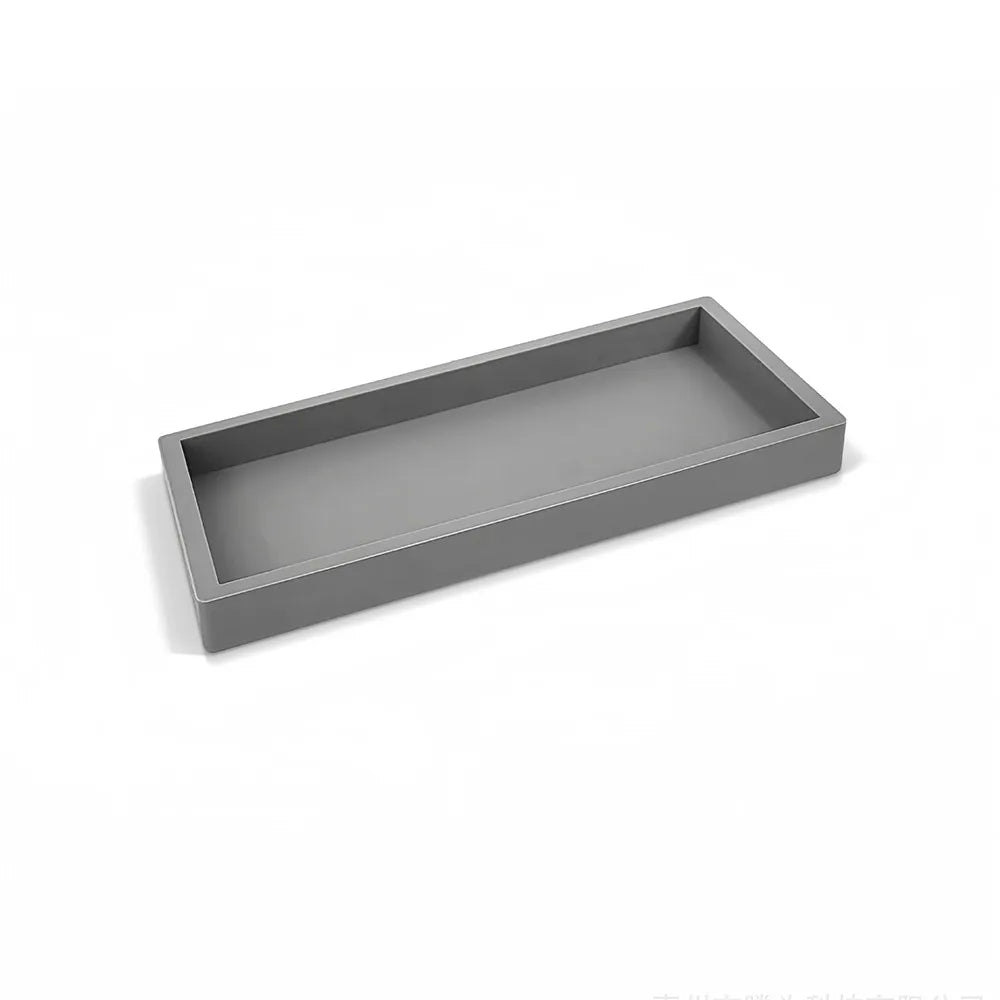 Silicone Bathroom Vanity Tray | Shatterproof Countertop Organizer