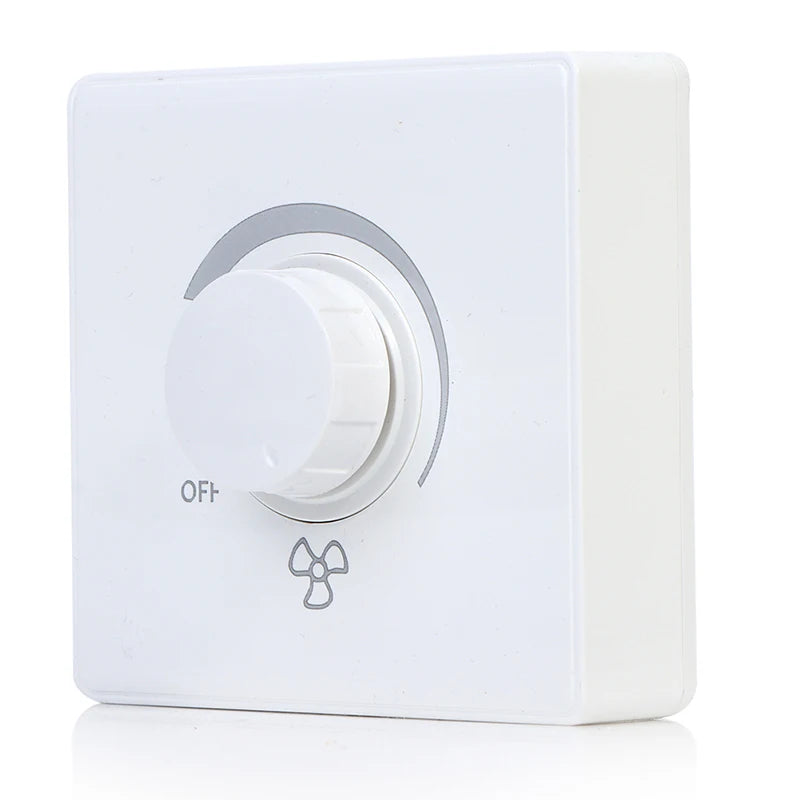 220V 10A 86 Type Ceiling Fan Adjustment Stepless Speed Controller Wall Switch Peaceful Pleasures Health and Wellness