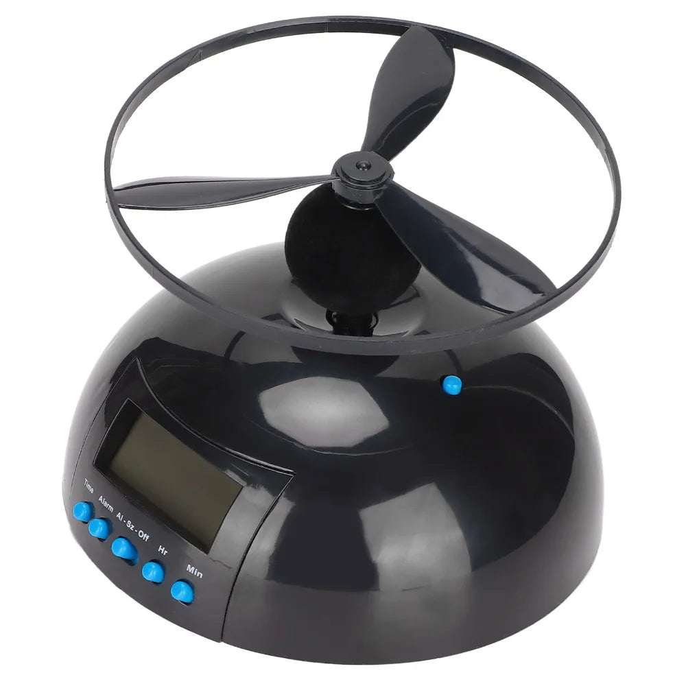 Innovative Alarm Multipurpose Electronic Clock Wake Up Tool Unique Flying Alarm Clock Moving Clock Home Peaceful Pleasures Health and Wellness