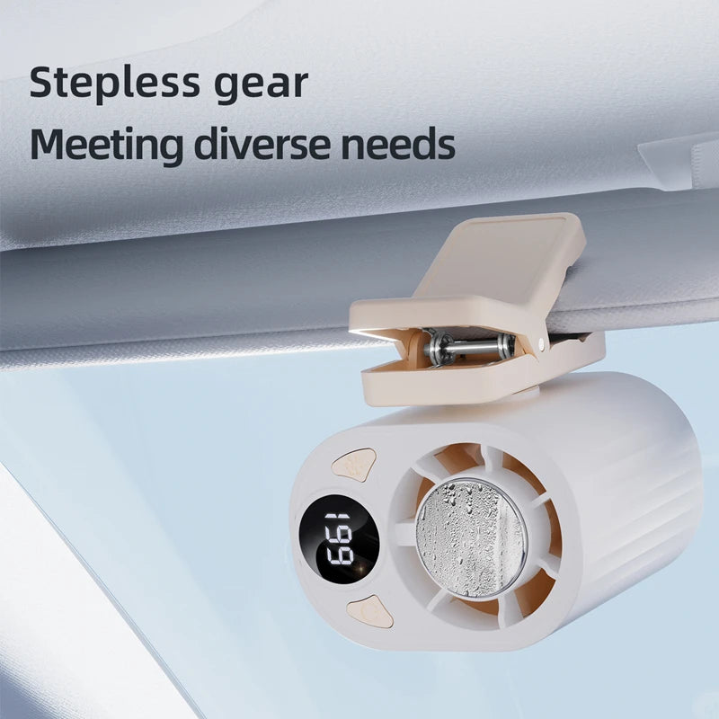 Portable High Speed Clip Fan 199 Speed Multifunctional Outdoor Rapidly Cooling Low Noise Waist Hanging Fan for Office Car Peaceful Pleasures Health and Wellness