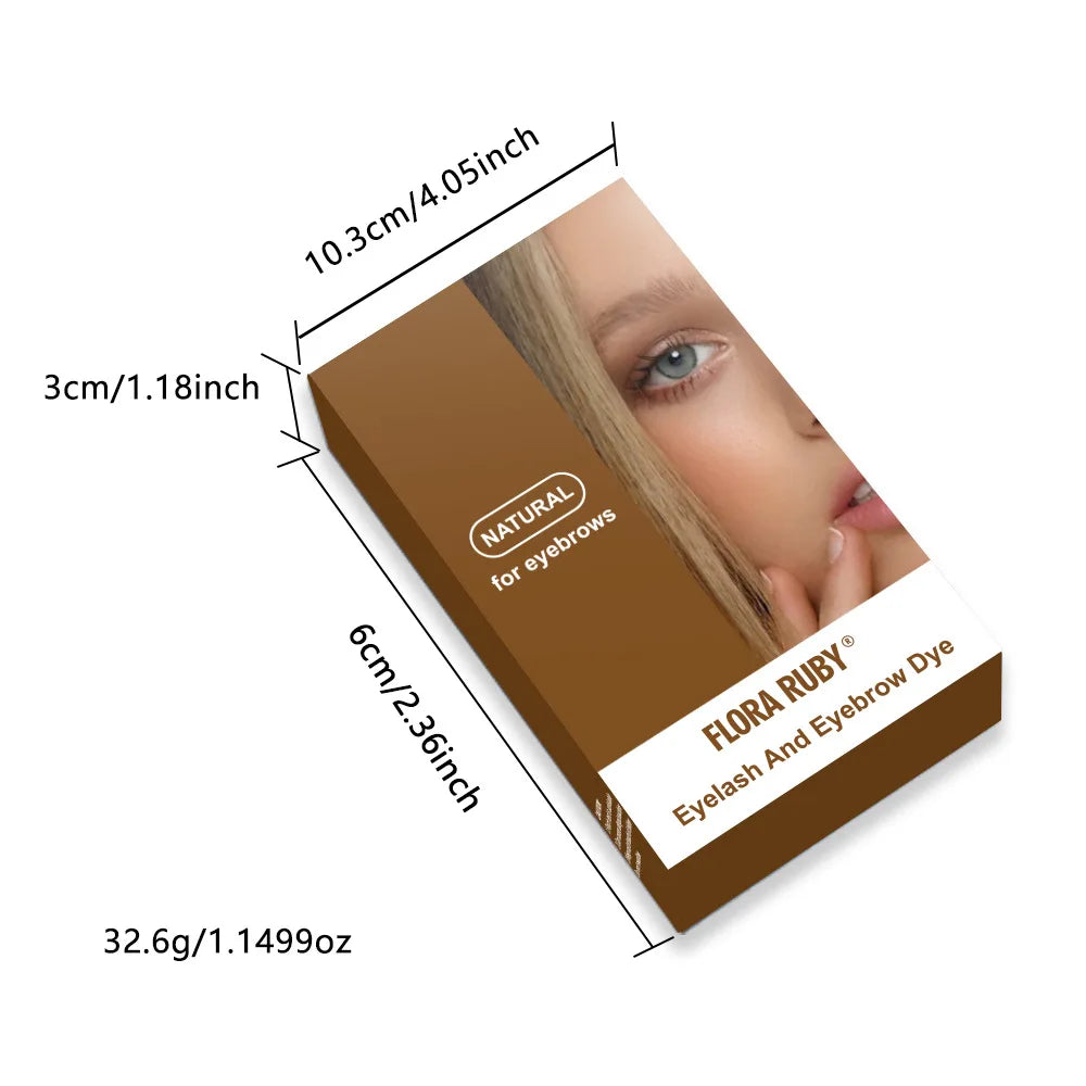 Semi-Permanent Waterproof Eyebrow Dye Cream | Long-Lasting