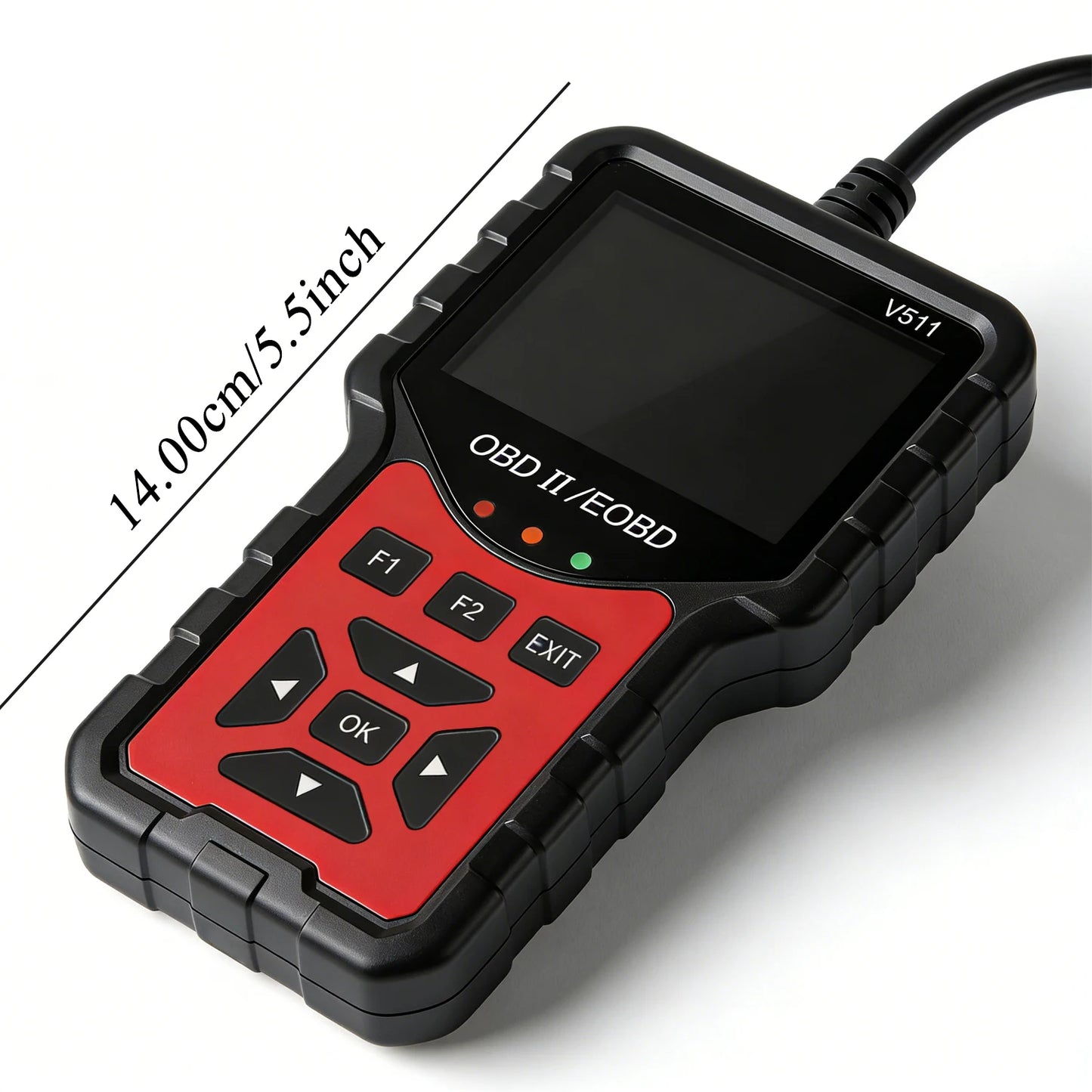 Obd Powered Obd2 Car Scanner V511 - Engine Fault Code Reader and Diagnostic Tool - Compatible with All Vehicles from 1996 Onwards, up to 36V, No Battery Required Peaceful Pleasures Health and Wellness