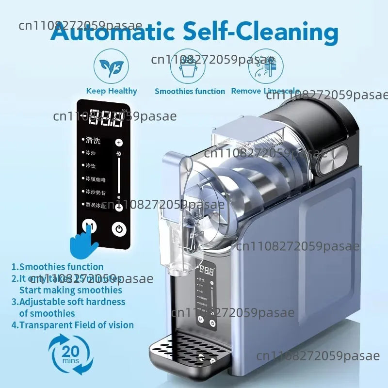 Automatic Slushie Maker 2L – One-Touch Self-Cleaning Ice Machine
