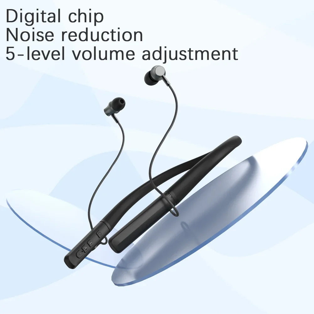 TIPSG Bluetooth Neckband Sound Amplifier – 24Hr Battery