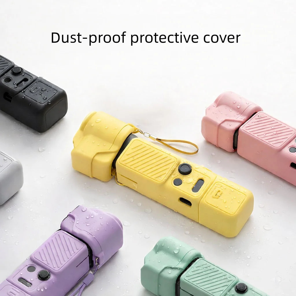 Silicone Cases Lens Cases Screen Cases For DJI Pocket 4 Shock-Resistant And Drop-Proof Dust-Proof To Protect Your Camera Peaceful Pleasures Health and Wellness
