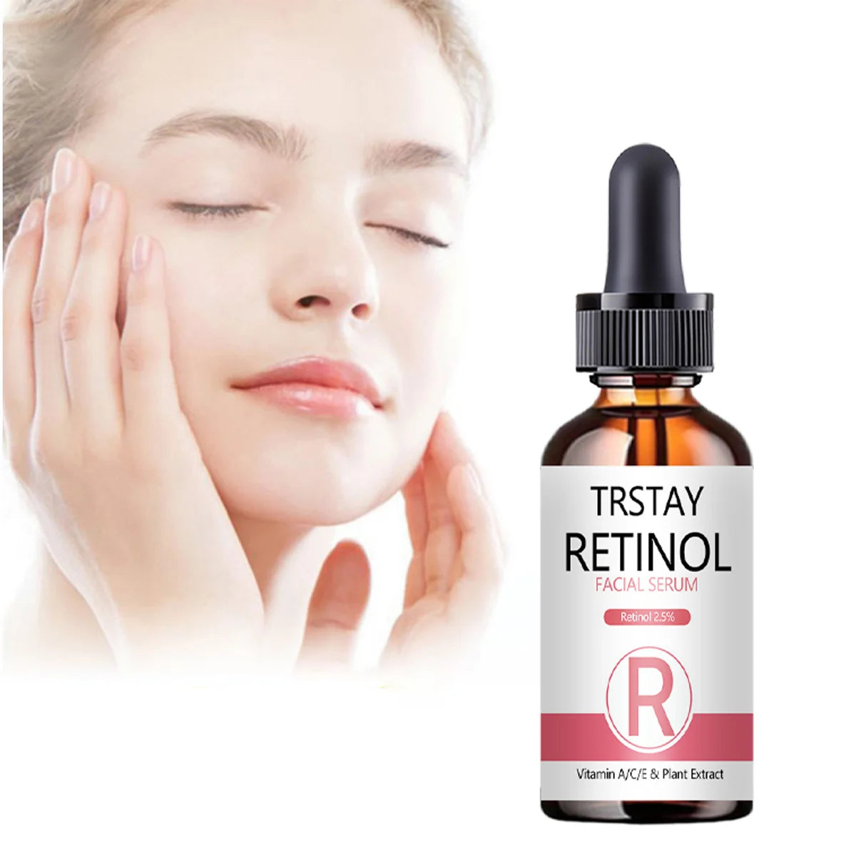 SDP Retinol Face Serum 2.5% With Hyaluronic Acid Anti Wrinkle Whitening Moisturizing Brightening Retinol Essence Skin Care Peaceful Pleasures Health and Wellness