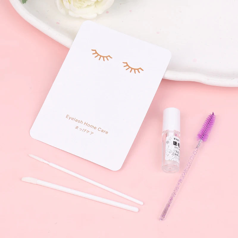1.5ML False Eyelash Glue Primer W Eyelash Brush Waterproof Long Lasting Quick Dry Extension Easy Remover Eyelash Glue Peaceful Pleasures Health and Wellness