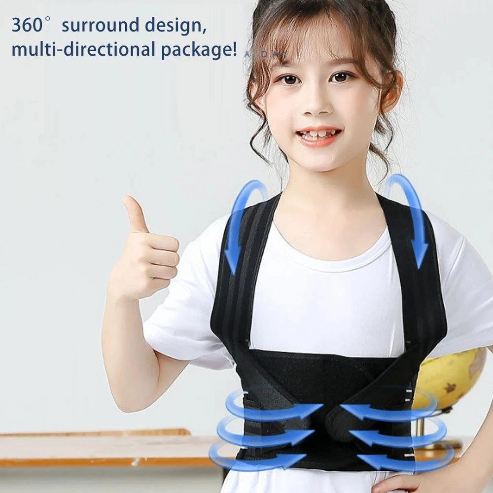 WEFITON Kids Posture Corrector – Adjustable Teen Back Brace Posture Corrector Brace Peaceful Pleasures Health and Wellness