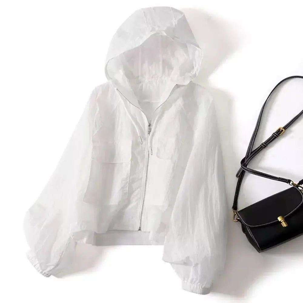 Sunscreen Clothing for Summer - UV Protective Outwear Peaceful Pleasures Health and Wellness White XXL