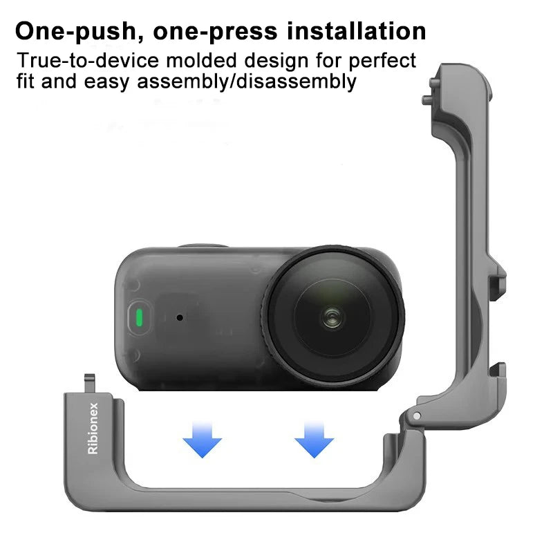 Aluminum Alloy Cage For DJI Osmo Nano Protective Cage Compatible For DJI Mic With 1/4"-20 Threaded Hole/For DJI/Cold Shoe Mount Peaceful Pleasures Health and Wellness