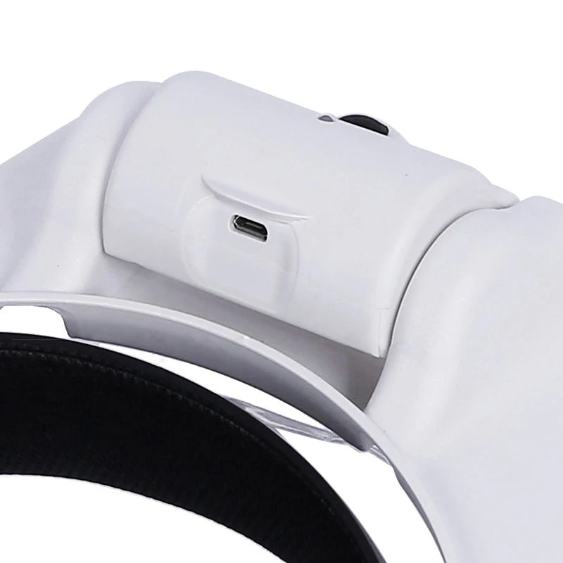 USB Rechargeable Glasses Loupe Watchmaker Repair Tool Glasses Magnifier LED Headband Magnifying Glass 1.5x 2x 2.5x 3x 3.5x 8 Peaceful Pleasures Health and Wellness