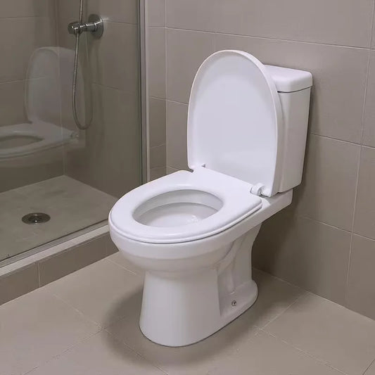 Soft Close Toilet Seat Quick Release White with Fixings Soft Close Toilet Seat Peaceful Pleasures Health and Wellness