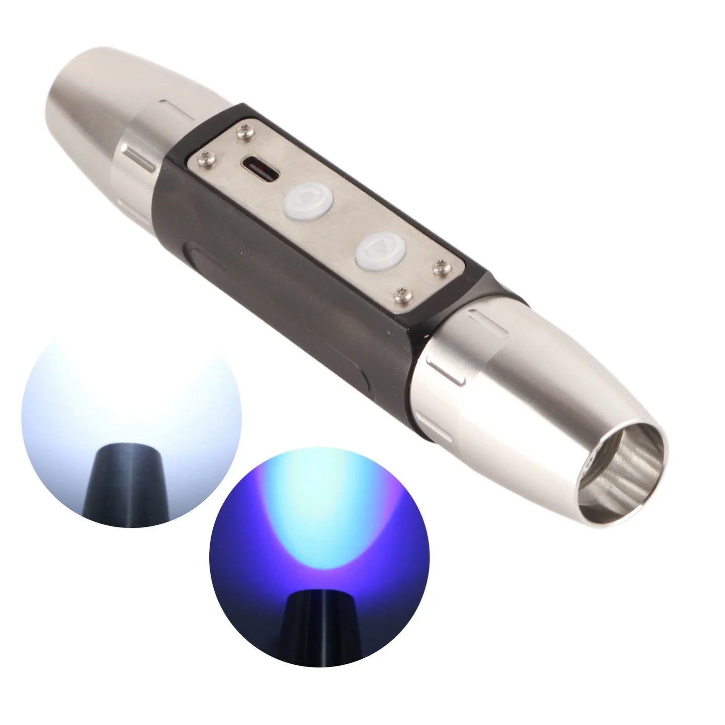 Flashlight Portable Jewelry Appraisal DX4 Four Light Source USB