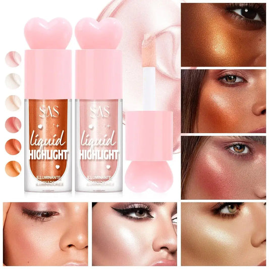 SAS Liquid Highlighter – Face & Body Shimmer Contour Makeup Liquid Highlighter Oasis Select