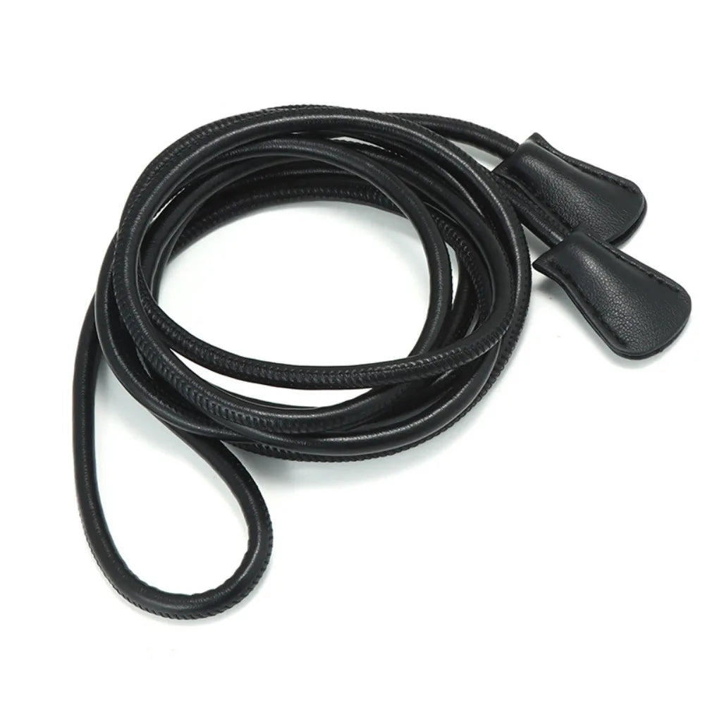 Knotted Waist Tie Belt – Vintage Punk PU Rope Waistband
