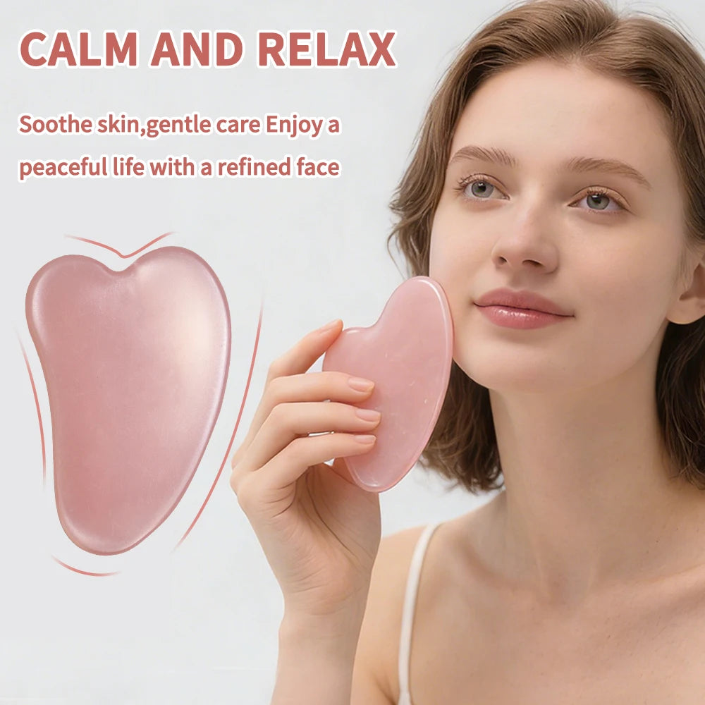VamsLuna Resin Crystal Facial Scraping Roller Set | Anti-Wrinkle
