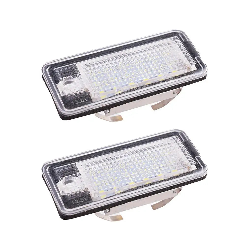 Audi LED License Plate Lights 2pcs Error Free – A3 A4 A6 Q7 S4