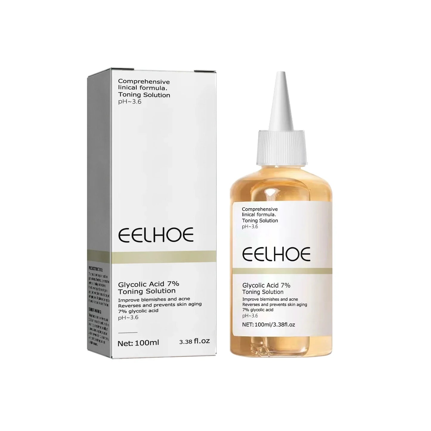 EELHOE Glycolic Acid 7% Toning Solution – Pore Refining Toner