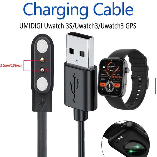 UMIDIGI Smartwatch USB Magnetic Charger – Uwatch 3S UFit Urun Peaceful Pleasures Health and Wellness