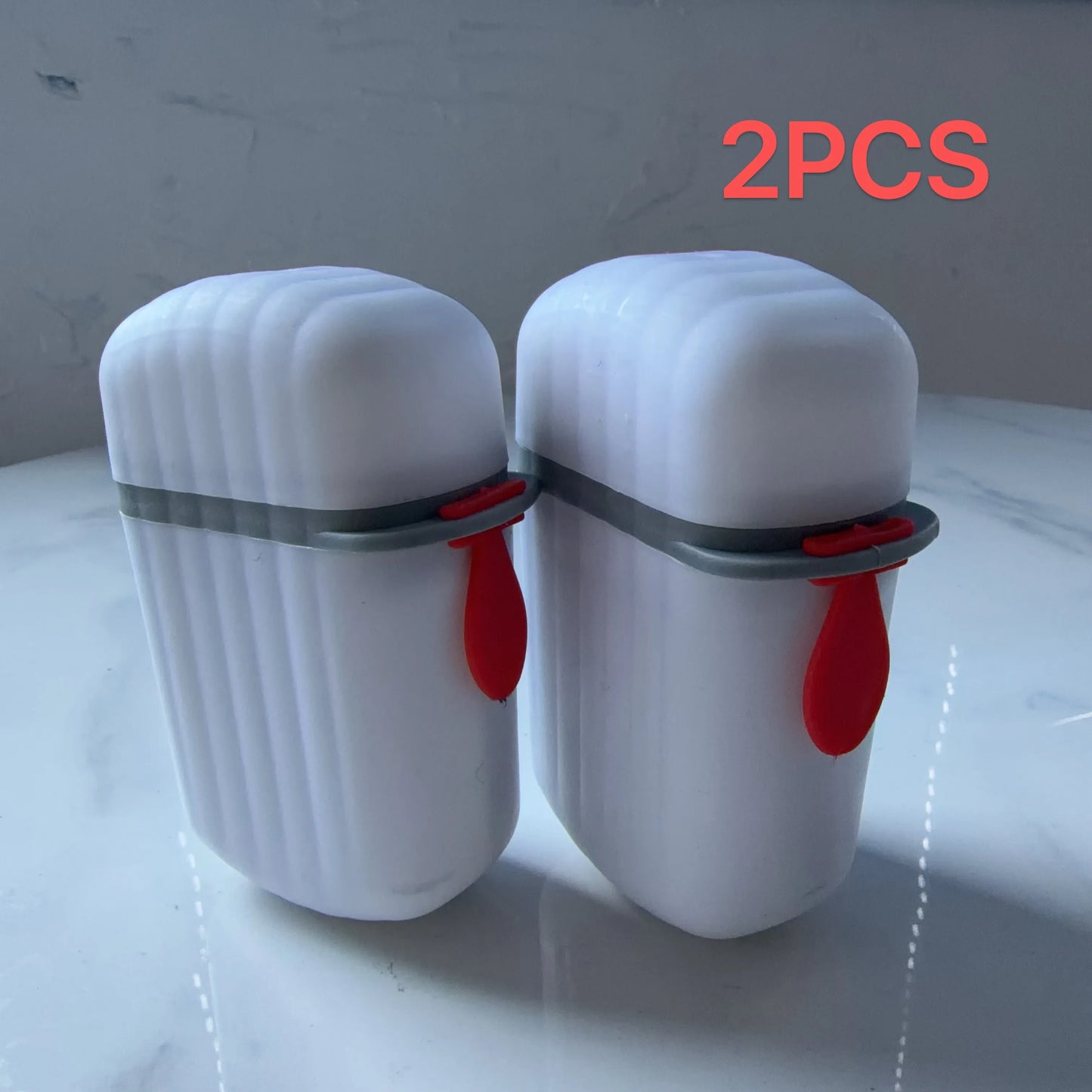 Portable Soap Dishes Sealed Storage Box Waterproof Travel Home Bathroom Soap Box Outdoor Storage Box Soap Box Organizer Tray Peaceful Pleasures Health and Wellness 2pcs white
