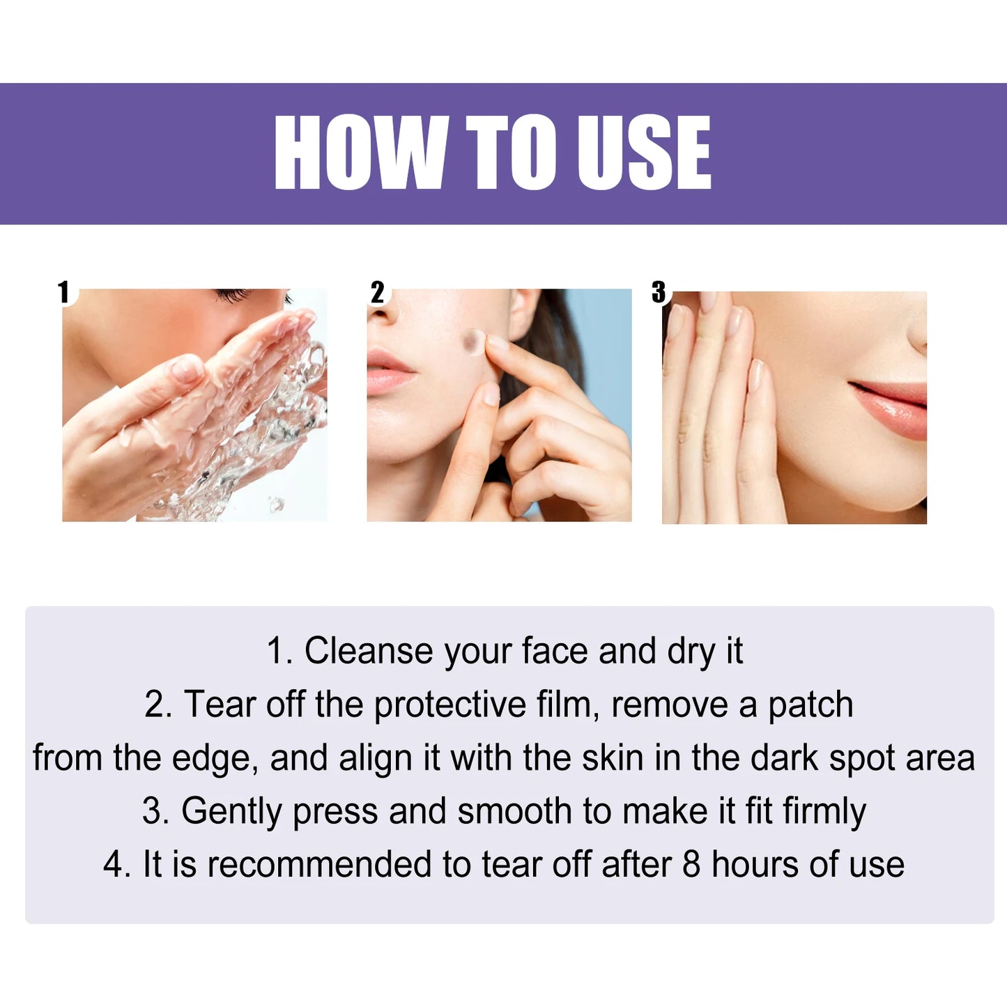 Dark Spot Correcting Patches – Brightening Blemish Repair 144pc Peaceful Pleasures Health and Wellness