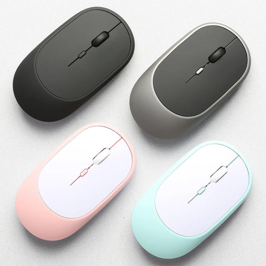 2.4Gh Wireless Gaming Mouse Dual Modes Bluetooth Ultra-Low Power Consumption,Compatible With PC Mac Computers Laptops Peaceful Pleasures Health and Wellness