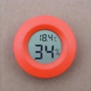Mini Digital Thermometer Hygrometer – Round LCD Panel Mount Digital Thermometer Hygrometer Peaceful Pleasures Health and Wellness
