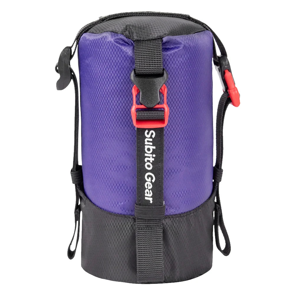 Sleeping Bag Compression Storage Bag Multi-Purpose Camping Supplies Storage Bag Large Capacity Space Saving for Camping Hiking Peaceful Pleasures Health and Wellness Purple