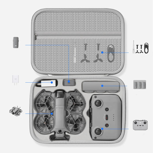 Carrying Case For DJI Neo2 Fly More Combo Accessories Portable Travel bag For DJI Neo2 Compatible With RC-N3 Remote Controller Peaceful Pleasures Health and Wellness Default Title