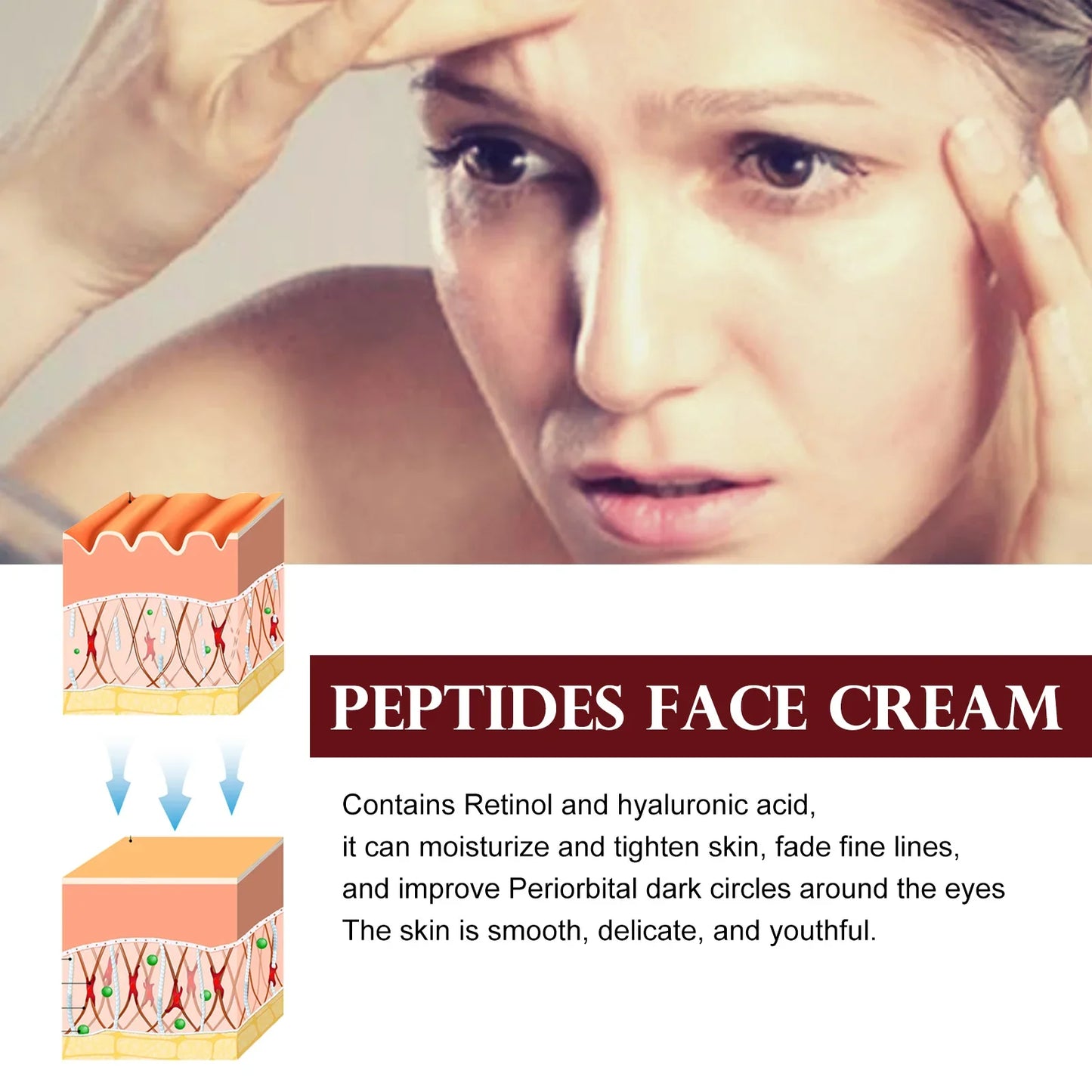 OUHOE Peptide Face Cream – Anti-Aging, Firming & Moisturizer